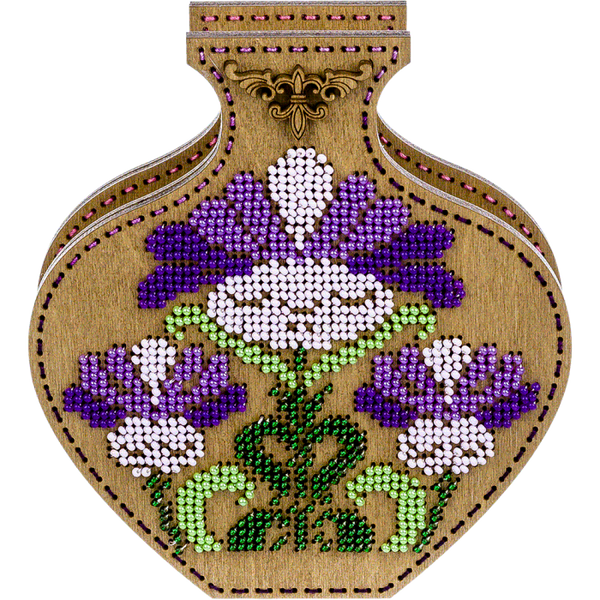 DIY Bead Embroidery on wood kit