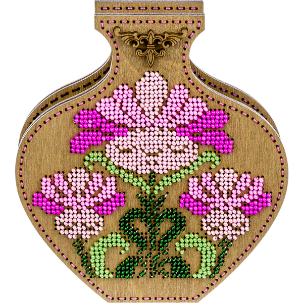 DIY Bead Embroidery on wood kit