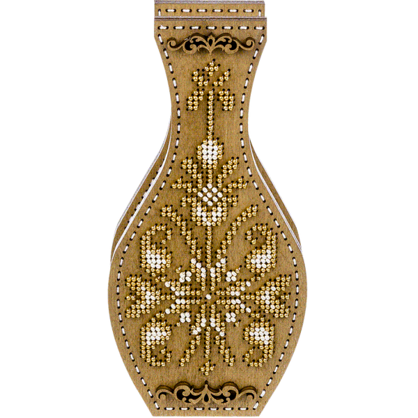 DIY Bead Embroidery on wood kit