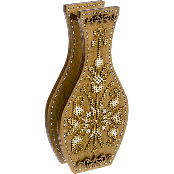 DIY Bead Embroidery on wood kit