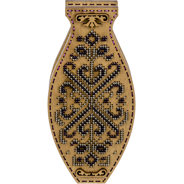 DIY Bead Embroidery on wood kit