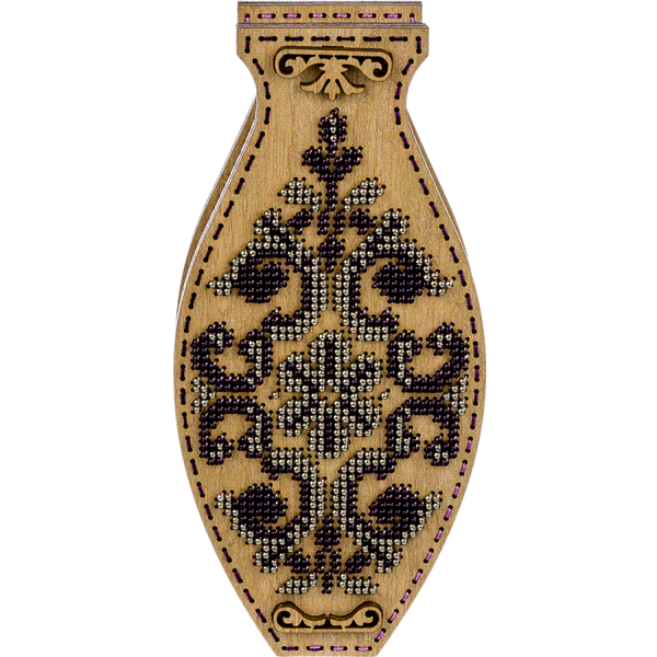 DIY Bead Embroidery on wood kit