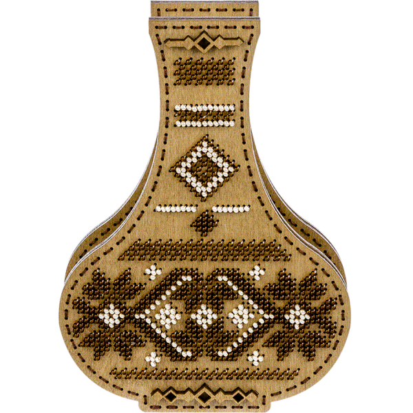 DIY Bead Embroidery on wood kit