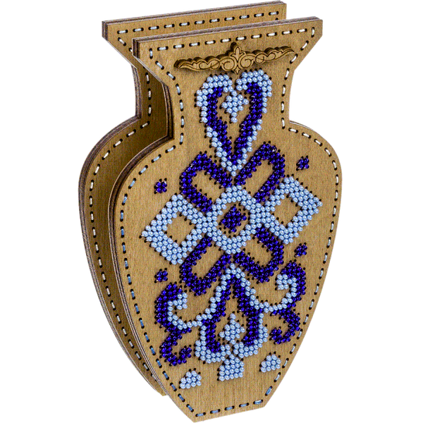 DIY Bead Embroidery on wood kit