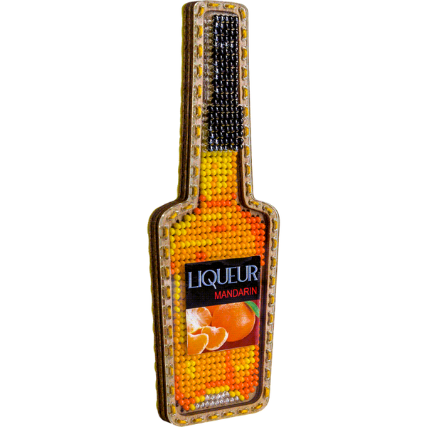 DIY Bead embroidery kit on wood