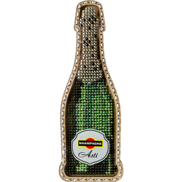 DIY Bead embroidery kit on wood