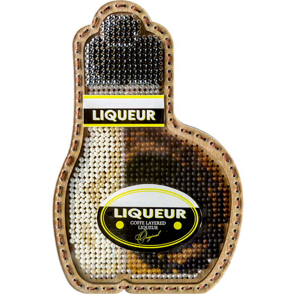 DIY Bead embroidery kit on wood