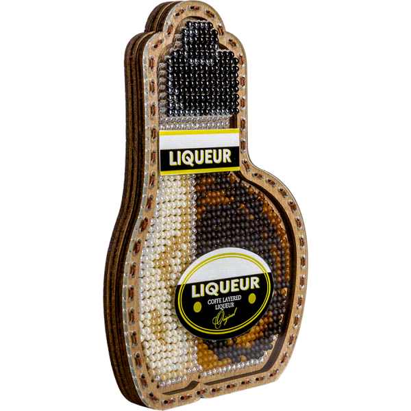 DIY Bead embroidery kit on wood