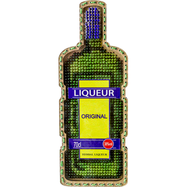 DIY Bead embroidery kit on wood