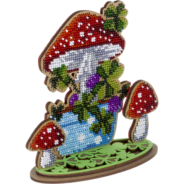 DIY Bead embroidery kit on wood