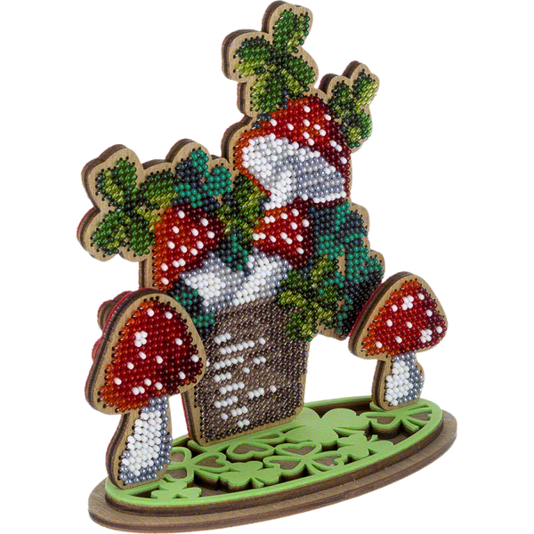 DIY Bead embroidery kit on wood