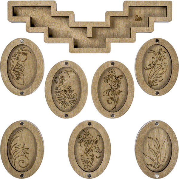 Set of mini bead organizers