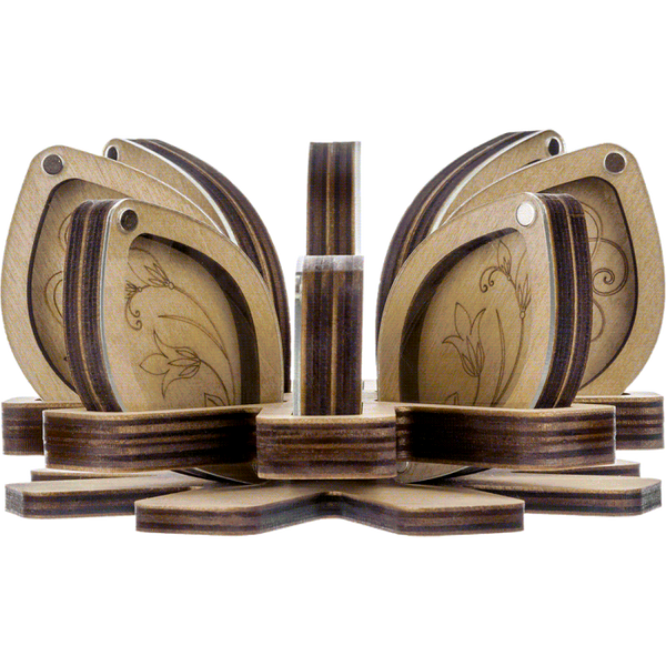 Set of mini bead organizers