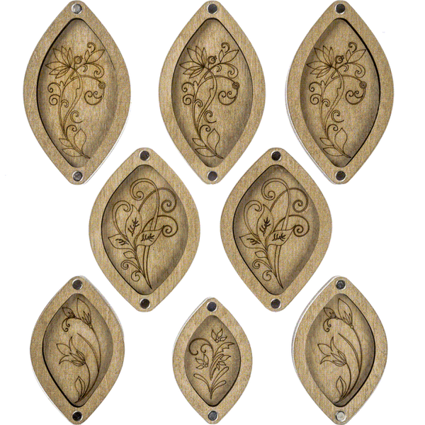 Set of mini bead organizers