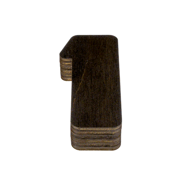 Wood bead organizer with lid