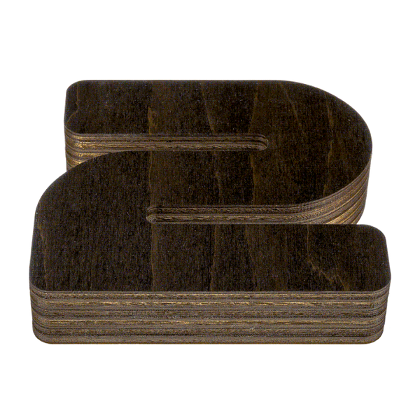 Wood bead organizer with lid