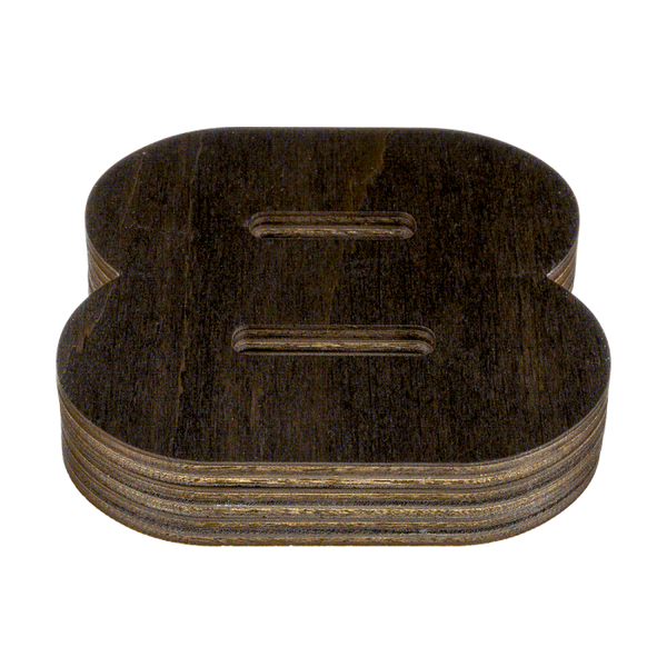 Wood bead organizer with lid