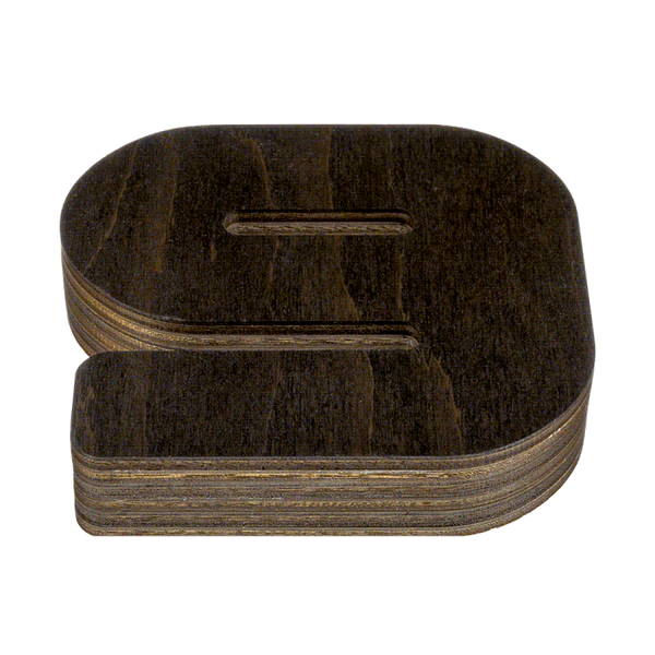 Wood bead organizer with lid