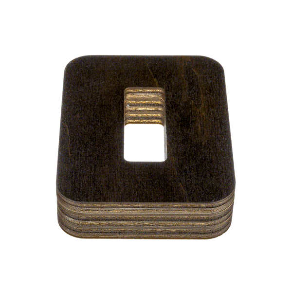 Wood bead organizer with lid