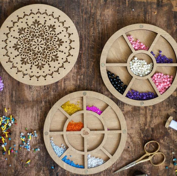 Multilayer bead organizer