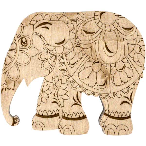 Bead organizer with wooden lid