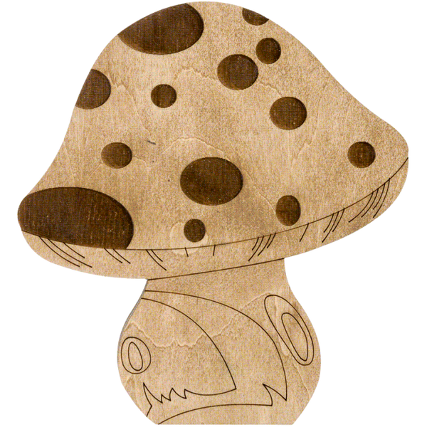 Bead organizer with wooden lid