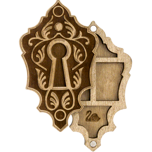 Bead organizer with wooden lid