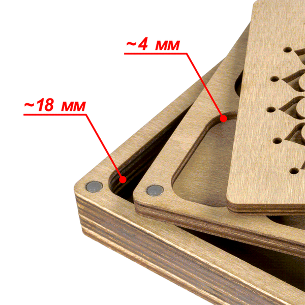 Multilayer bead organizer