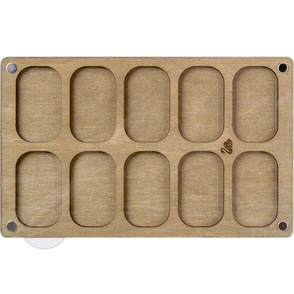 Multilayer bead organizer with transparent lid