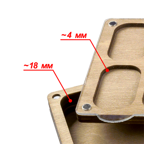 Multilayer bead organizer with transparent lid