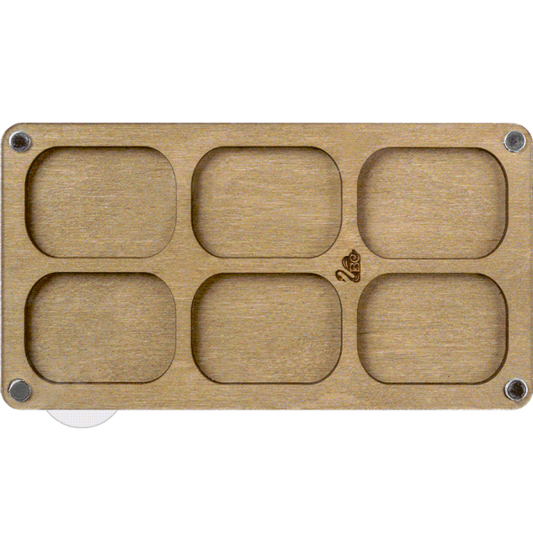 Multilayer bead organizer with transparent lid