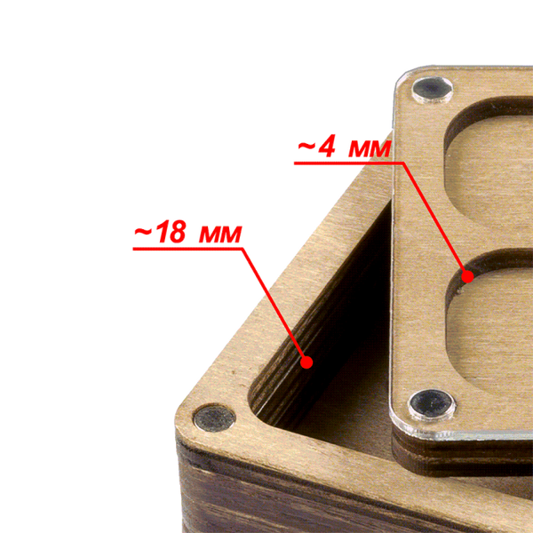 Multilayer bead organizer with transparent lid