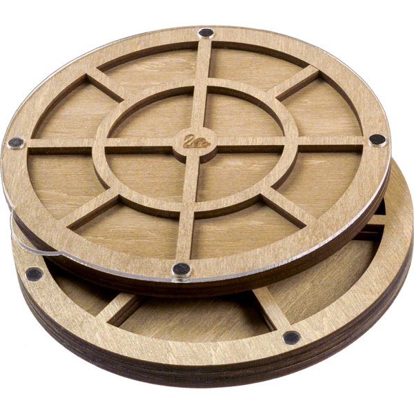 Multilayer bead organizer with transparent lid