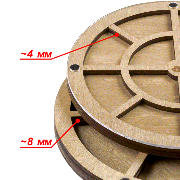 Multilayer bead organizer with transparent lid