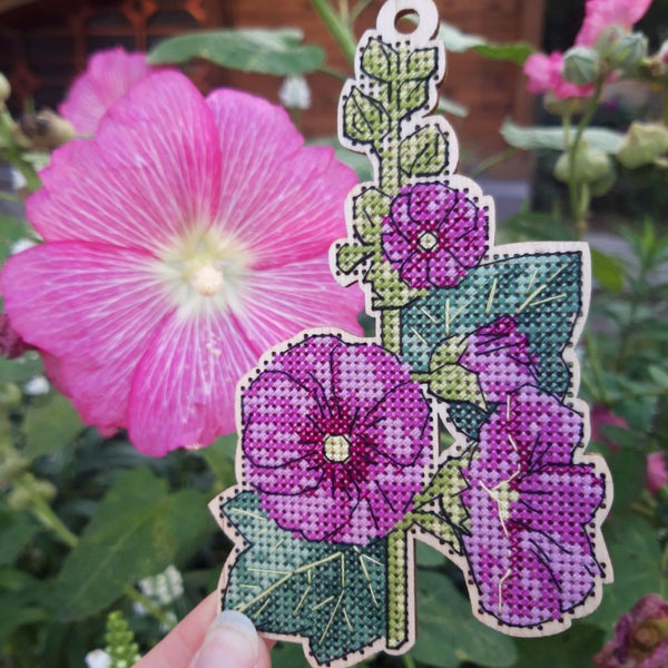 DIY Cross stitch kit on wood