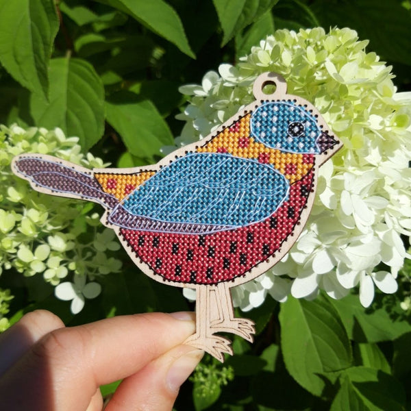 DIY Cross stitch kit on wood