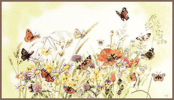 DIY Counted cross stitch kit Flowers