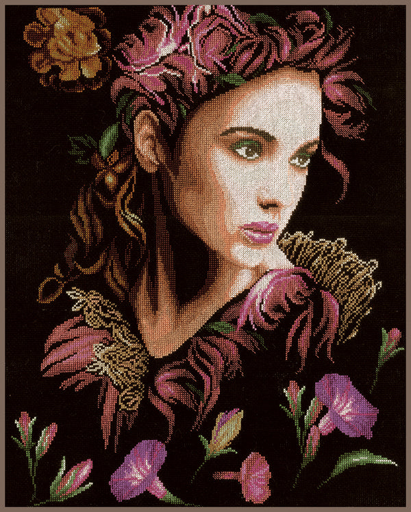 DIY Counted cross stitch kit In thoughts