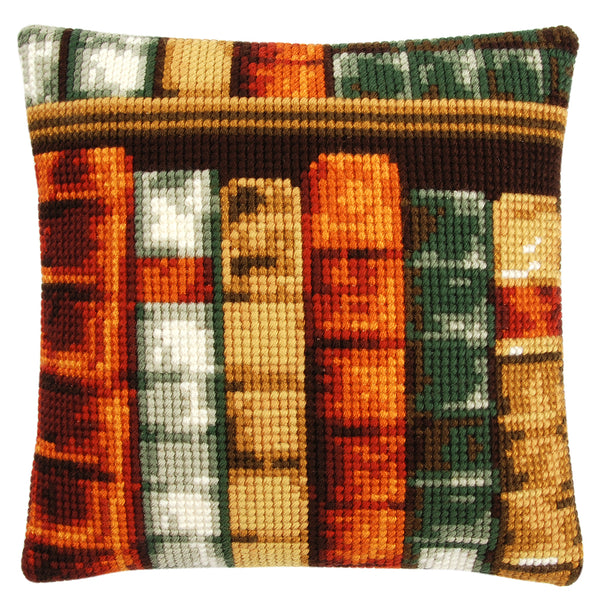 DIY Cross stitch cushion kit Books