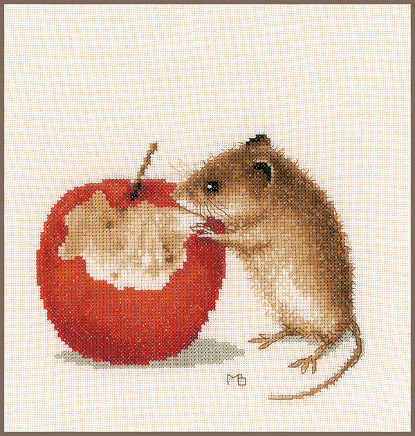 DIY Counted cross stitch kit Little mouse