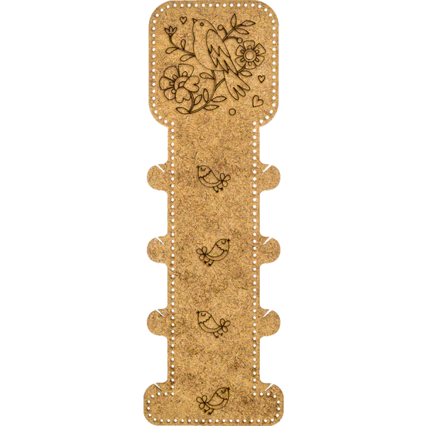 Blanks for embroidery with thread on wood FLHW-009