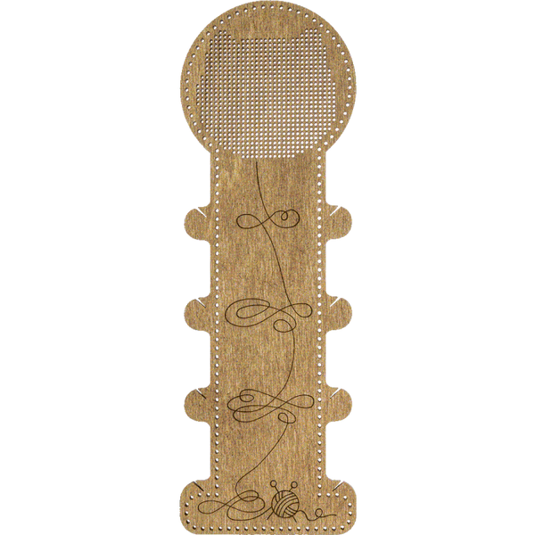 Blanks for embroidery with thread on wood FLHW-012