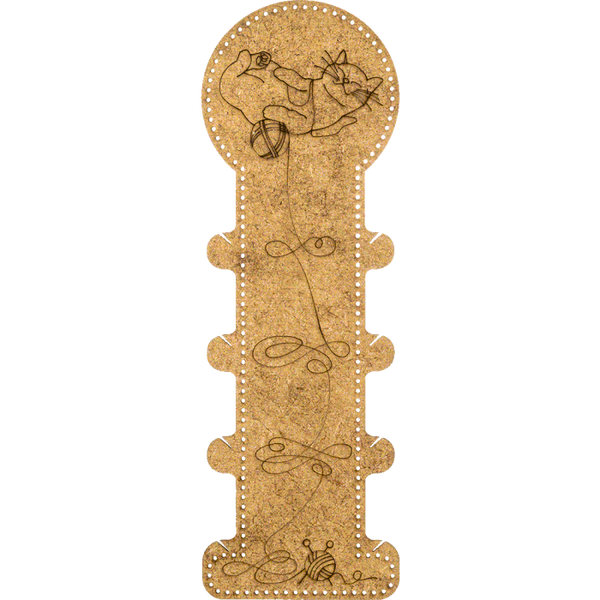 Blanks for embroidery with thread on wood FLHW-012