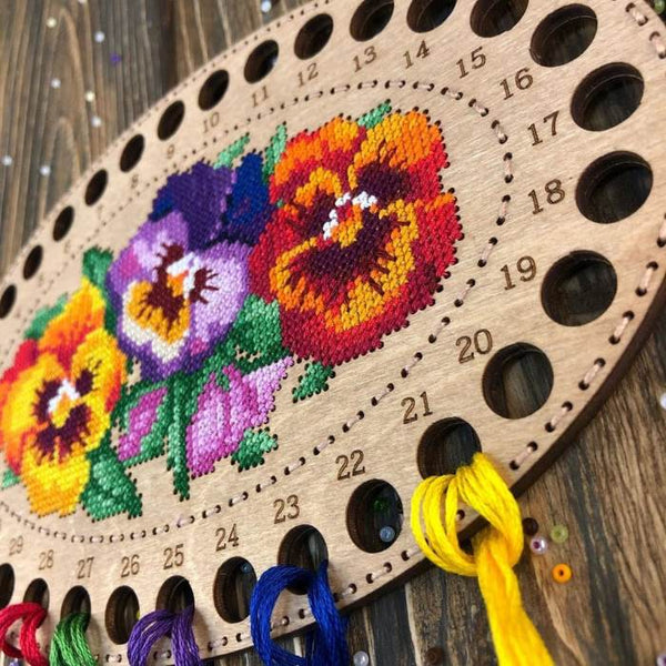 Blanks for embroidery with thread on wood FLHW-015