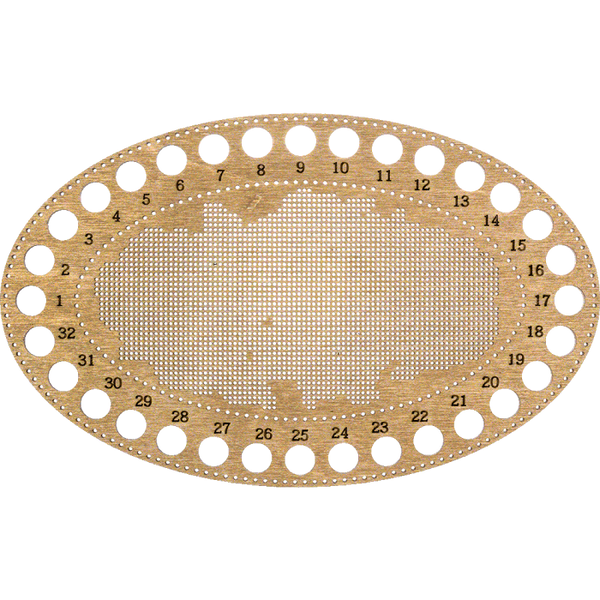 Blanks for embroidery with thread on wood FLHW-015