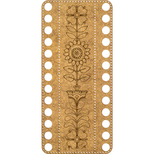 Blanks for embroidery with thread on wood FLHW-019