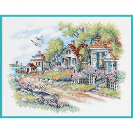 DIY "Cottages by the Sea" 17.7"x15.0"