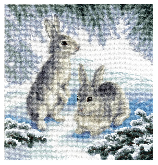 DIY Counted Cross Stitch Kit "Forest Couple"