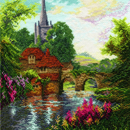DIY Counted Cross Stitch Kit "Whisper of the River"