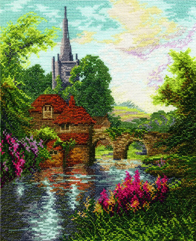 DIY Counted Cross Stitch Kit "Whisper of the River"